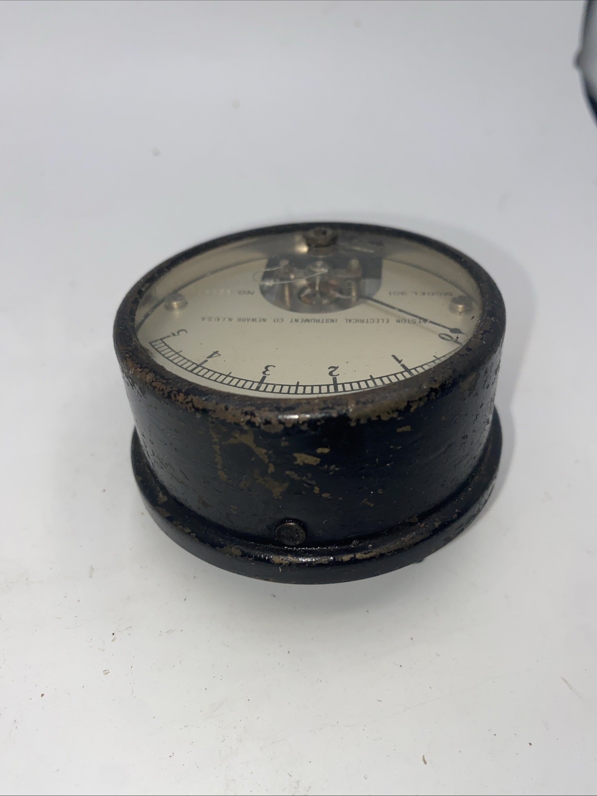 1930 Weston Voltmeter Model 301 Rusted Slightly On Sides Untested