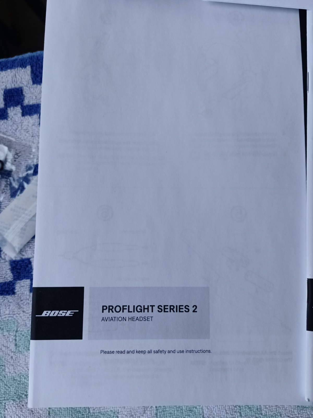 Bose Preflight Series 2 Aviation Headset | With Original Box|instructions