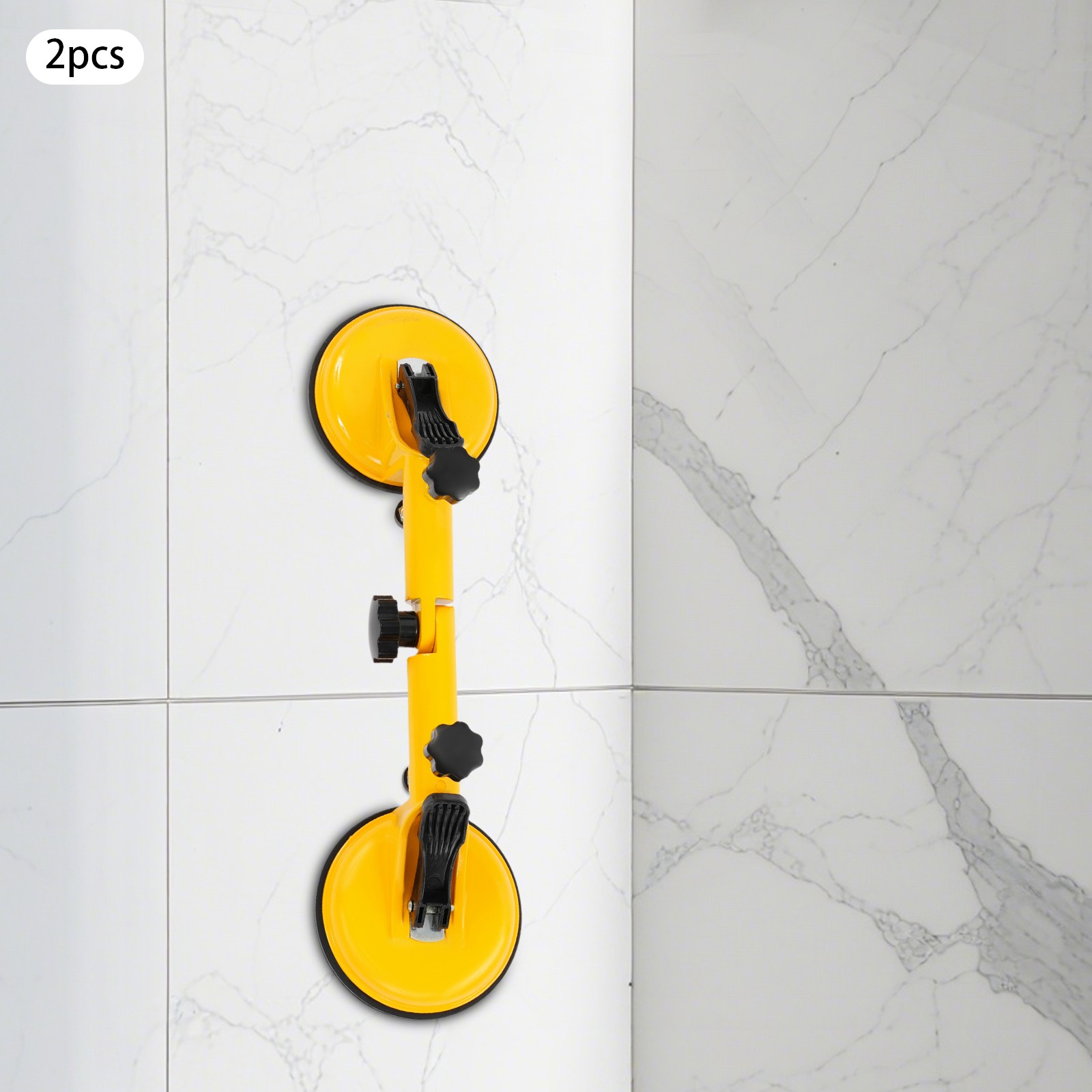 2Pcs Granite Seam Setter, Adjustable Vacuum Suction Cup, Seamless Stone Seam Set