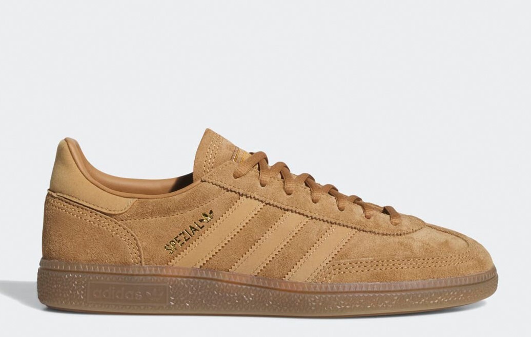 adidas Originals HANDBALL SPEZIAL JQ1741 Brown GUM MEN'S SHOES SUEDE