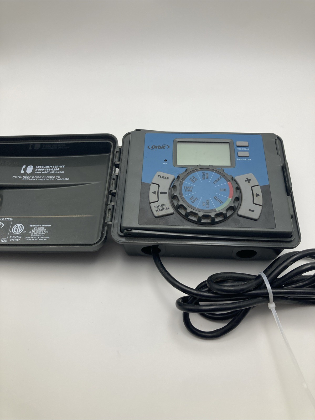 Orbit 27896 Easy-Set Logic Indoor/Outdoor Sprinkler Timer 6-Station No Key