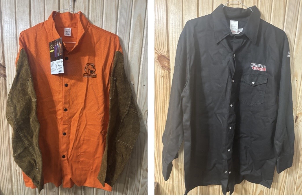 FR Welding Shirts Lot XL Black Stallion Leather & Lincoln Electric New - Safety