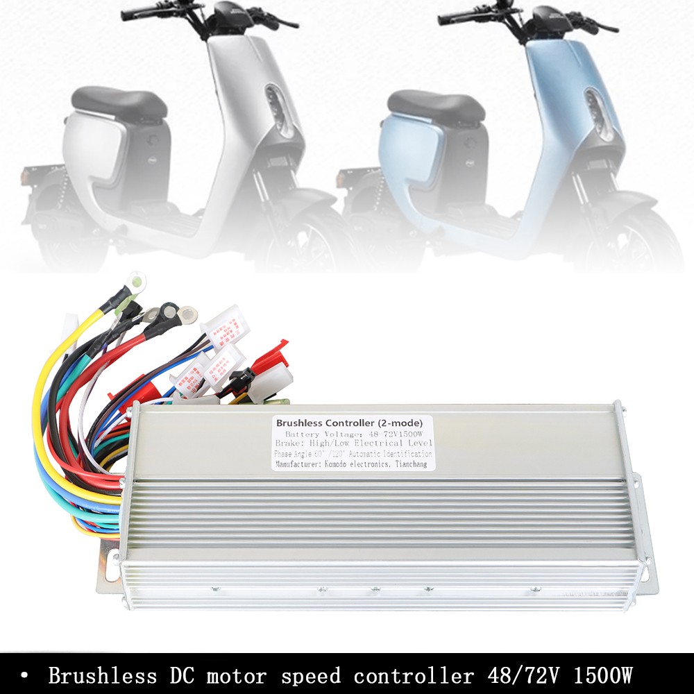 DC 48V/72V 1500W Motor Speed Controller For Electric E-bike Scooter Brushless