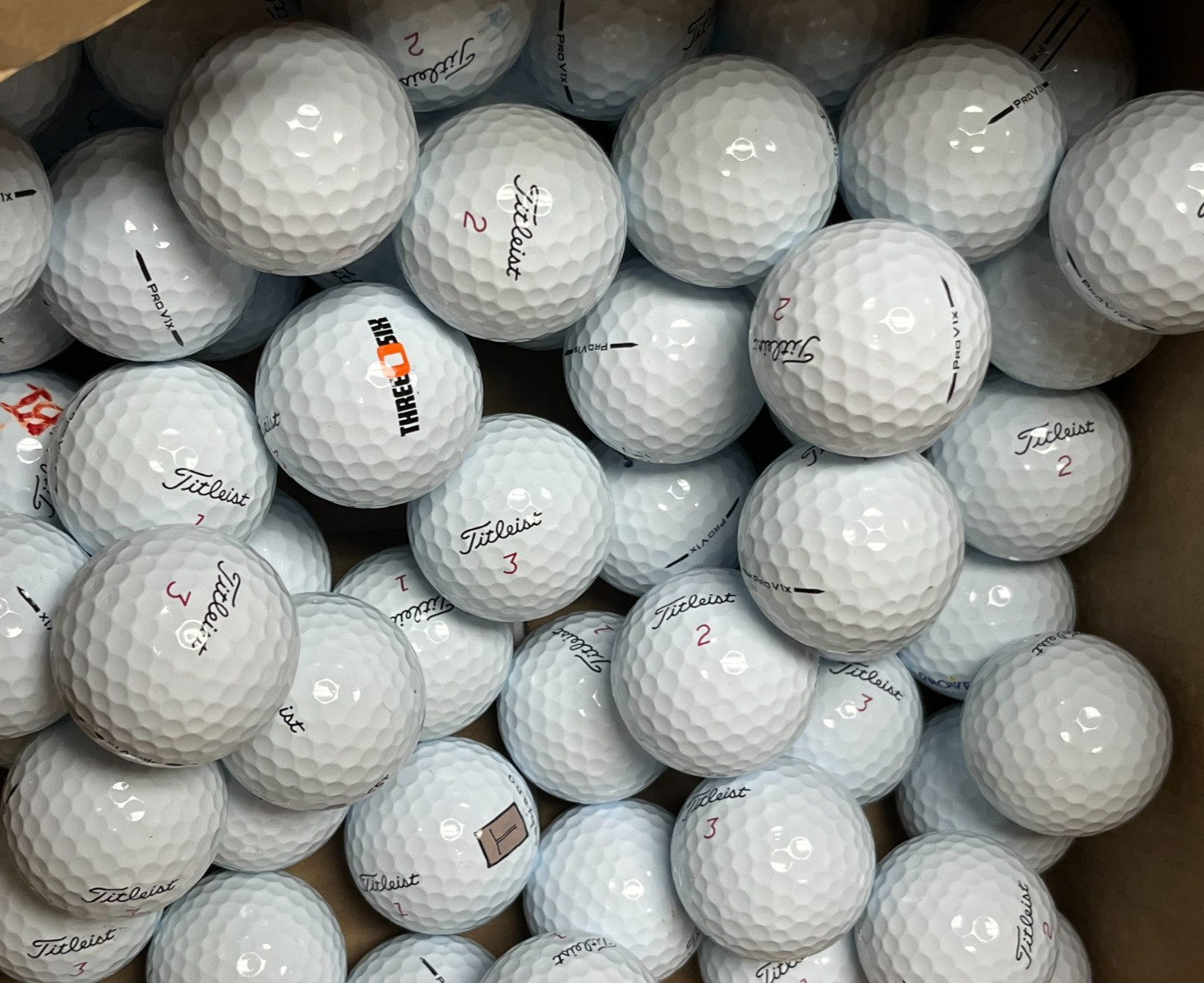 Titleist Pro V1X 2025/2026 AAAAA Mint 24 Used Golf Balls 5A