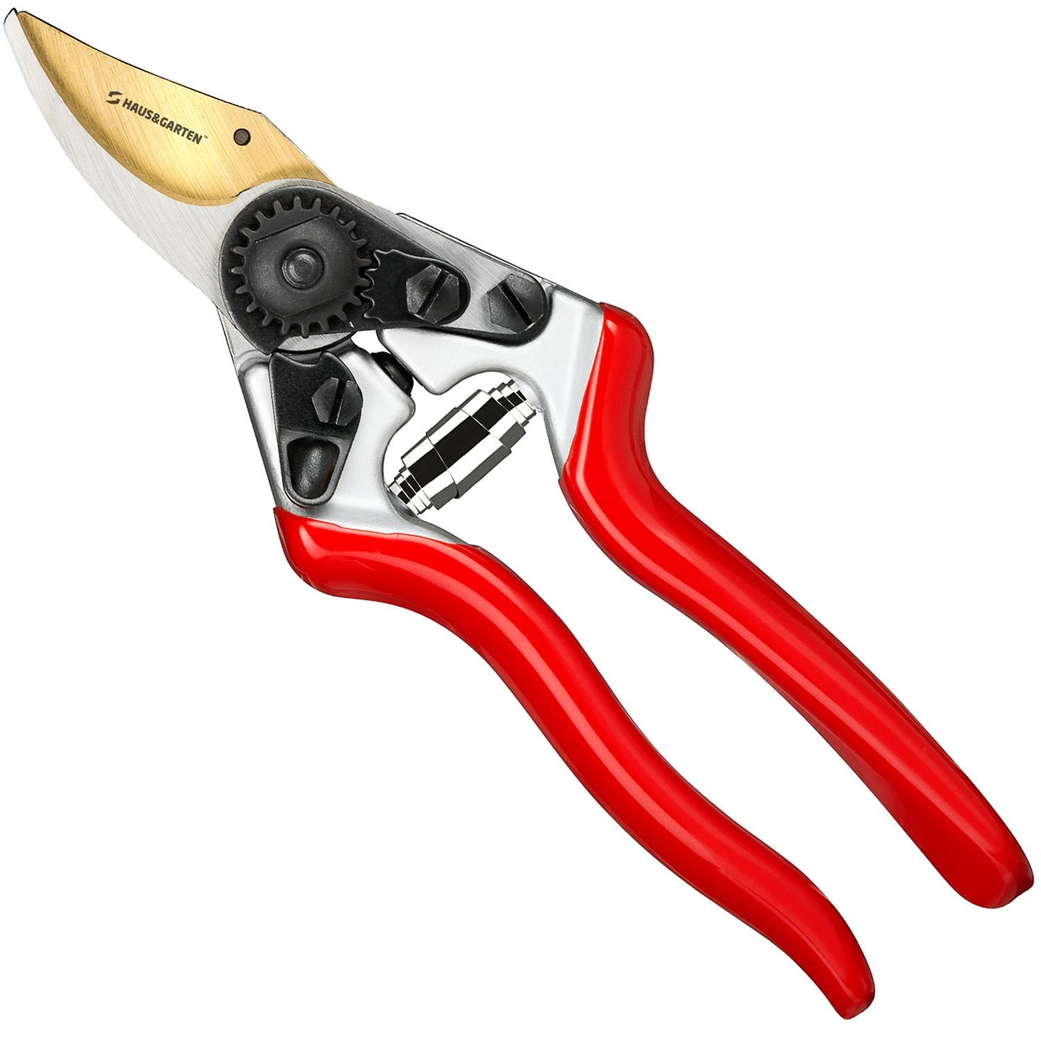 Haus & Garten PrecisionPRO 8" Small-Medium Hands, Red Non Slip Soft Grips