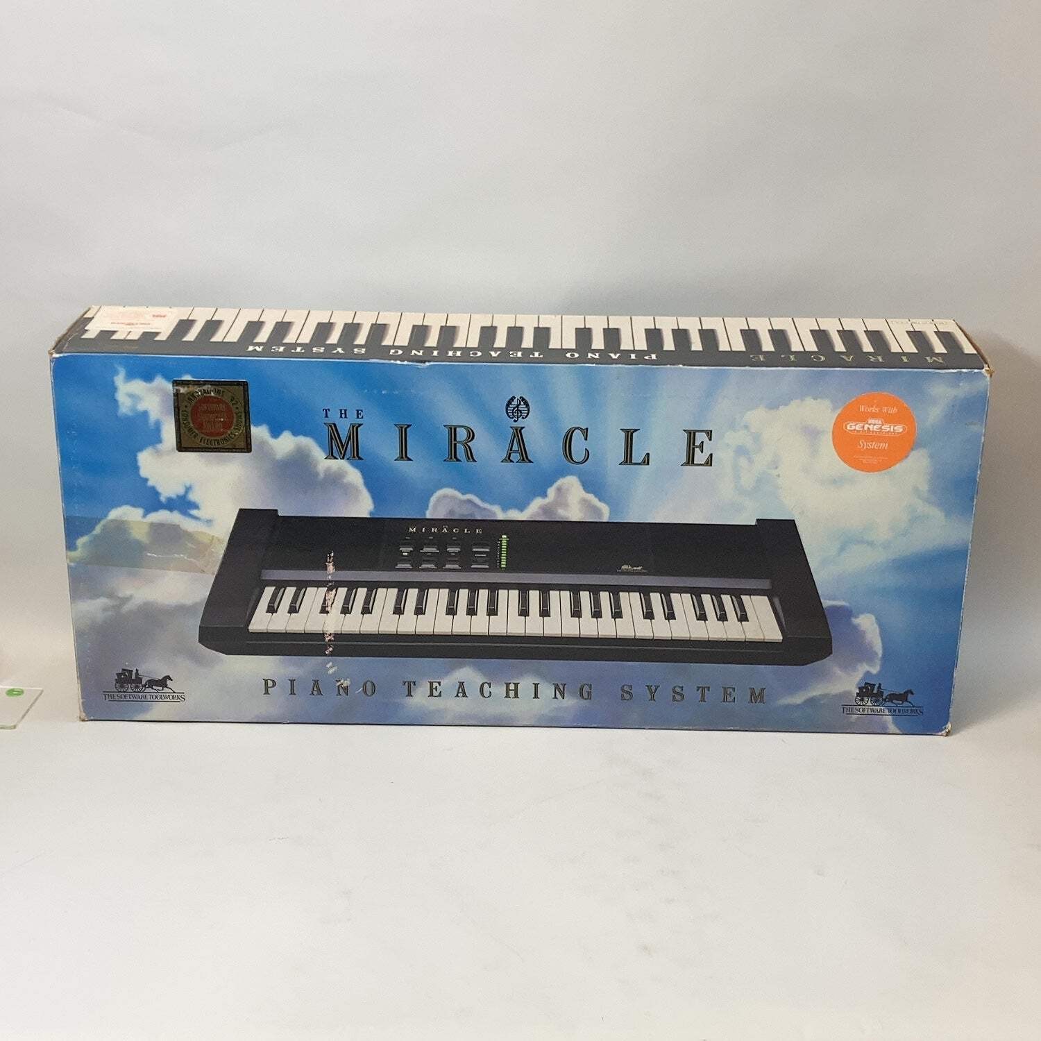 Software Toolworks Miracle Piano Teaching System Black With Sega Genesis Model 2
