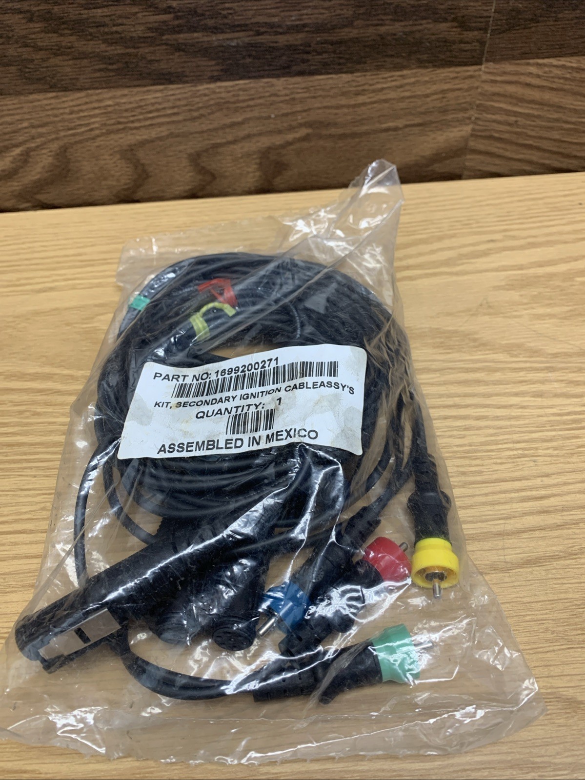 Rotunda Secondary Ignition Cables - 1699200271 - Red Blue Yellow Green