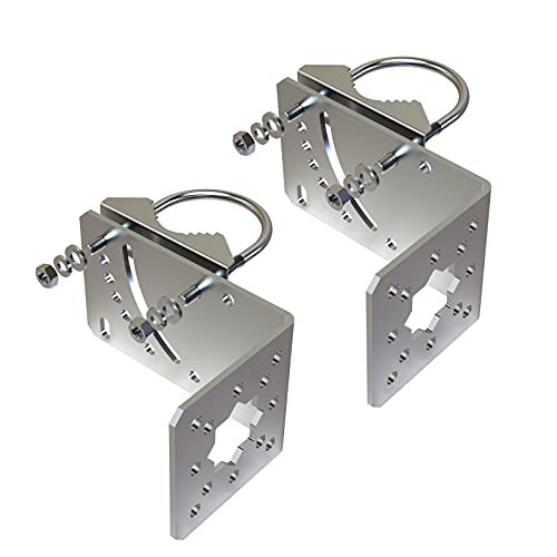 2 PCS Pole Mount Bracket to Wall Hardware Accessories for Outside
