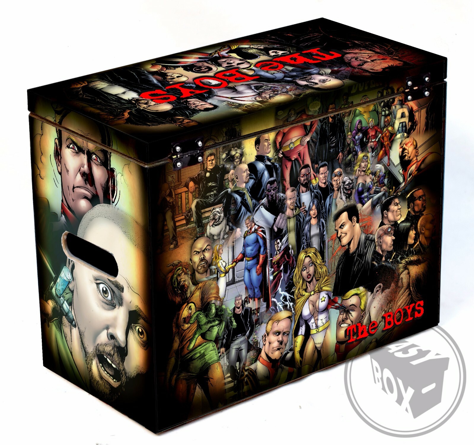 The Boys - Large Comic Book Hard Storage Box Chest MDF