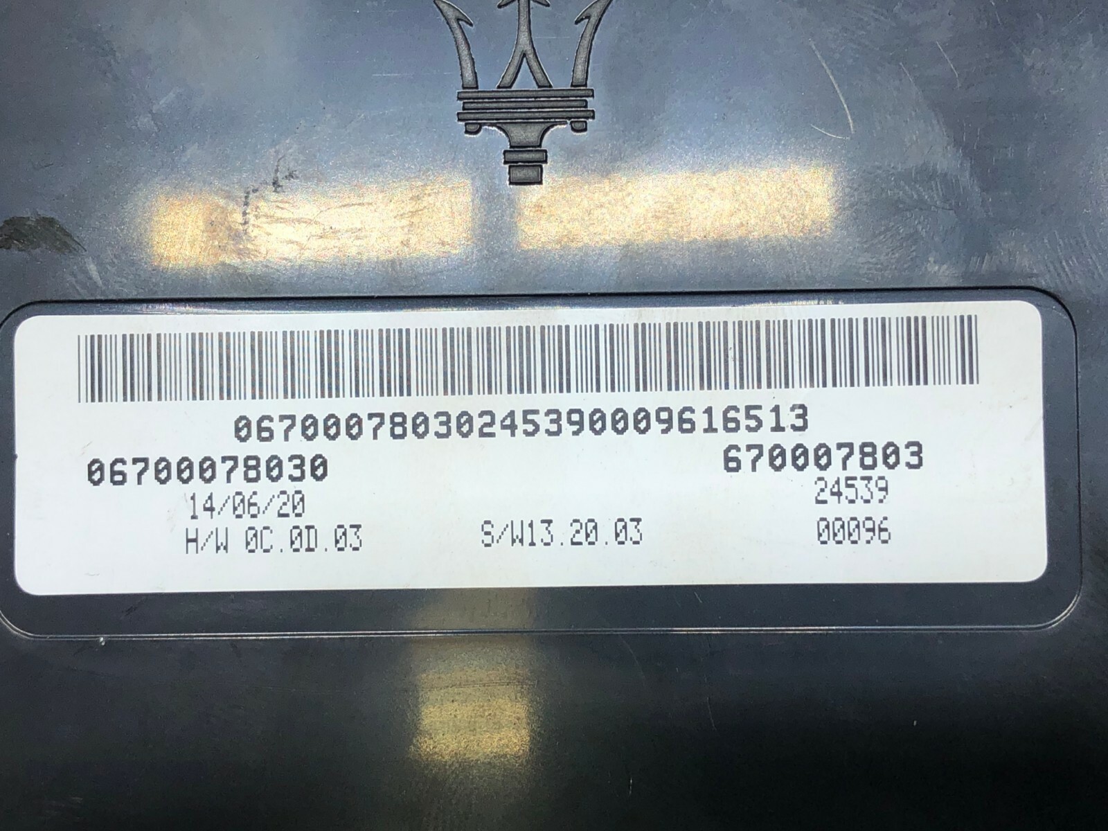 2014-2017 MASERATI GHIBLI SQ4 TEMPERATURE CLIMATE CONTROL MODULE OEM.