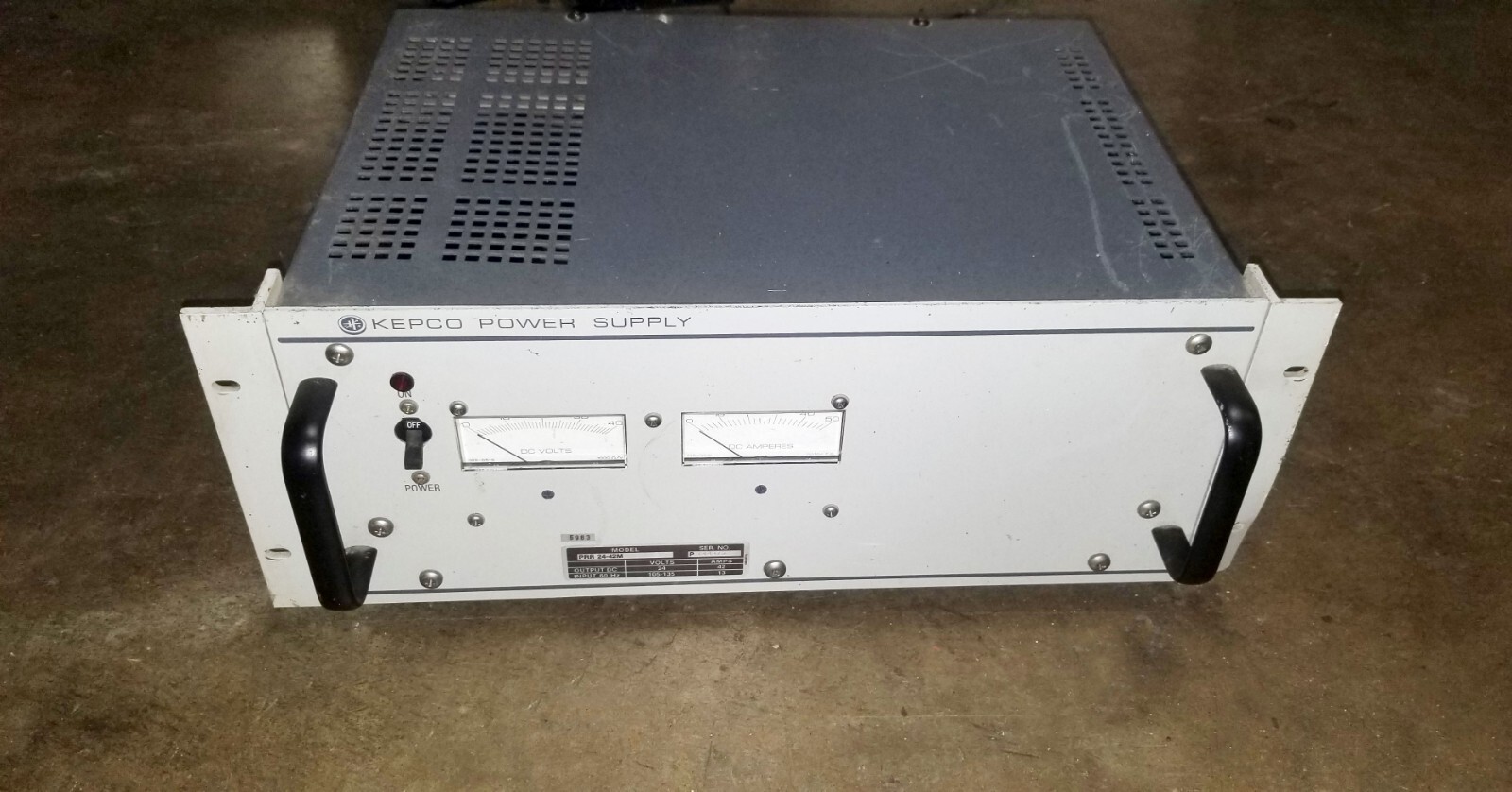 Kepco DC Power Supply :  PRR 24-42M : 24v/42a