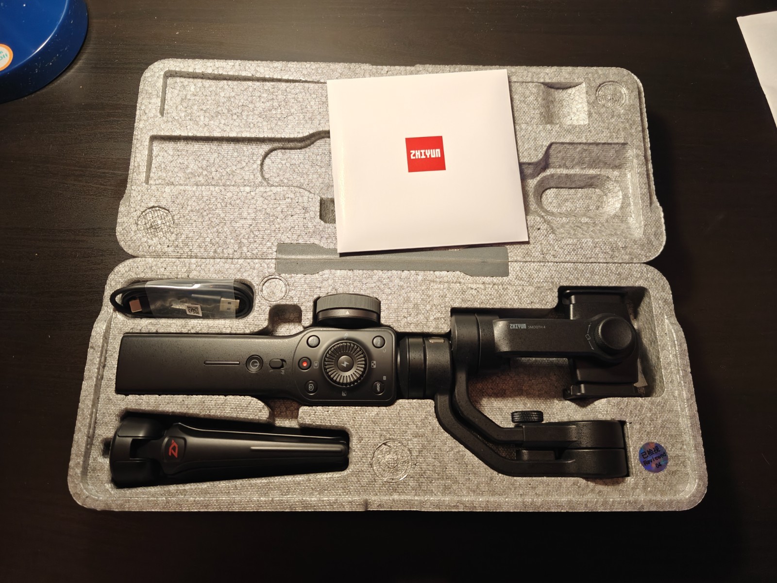 Zhiyun Smooth 4 Professional 3-Axis Handheld Gimbal Stabilizer Smartphone Black