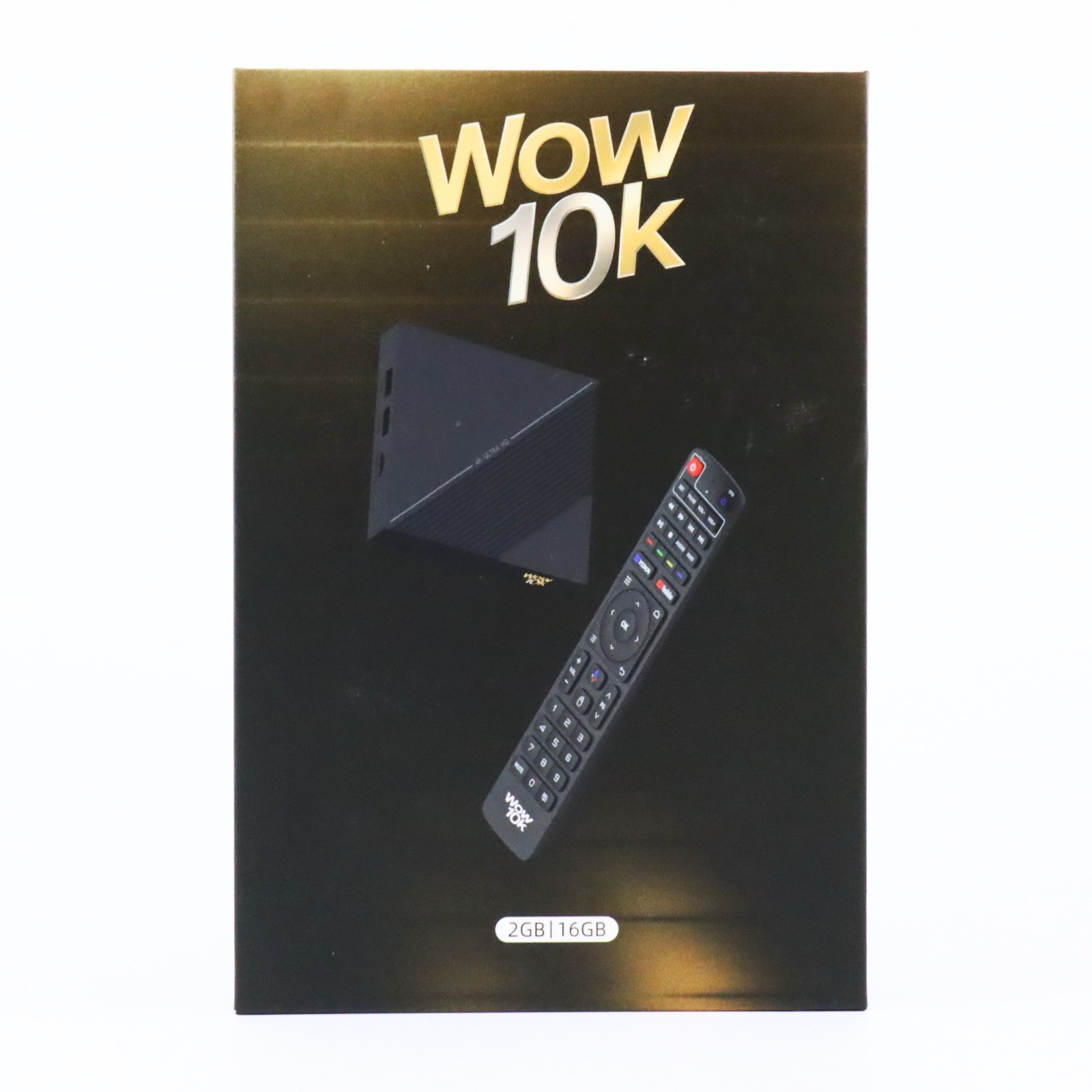 Wow 4K Ultra HD Media Streamer Android TV Box Streaming Device IPX1 2GB/16GB NEW