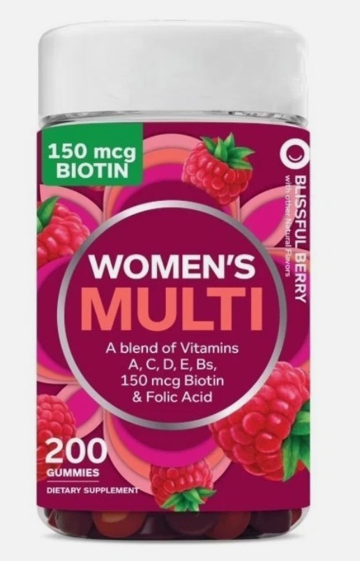 OLLY Women's Health & Immune Support Multivitamin Gummies, 200 ct.