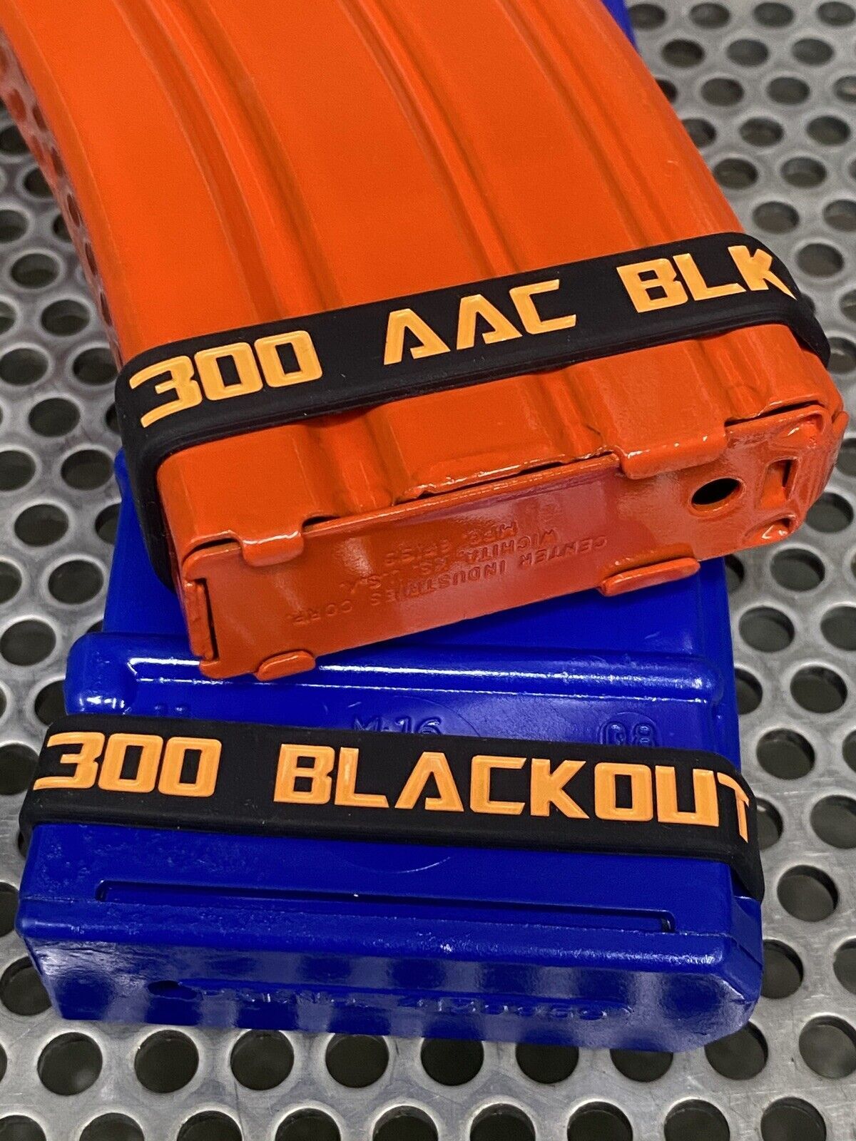 4 Pack Magazine ID Bands. 300 BLK, 5.56 NATO, 7.62X39 Mag ID Band. FREE SHIPPING