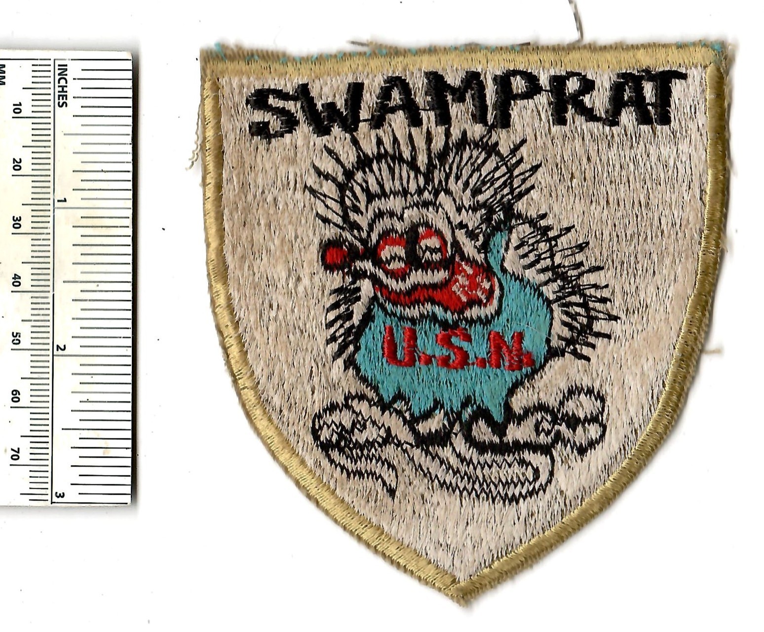 SWAMP RAT Special Forces Op Recon Team US Army Cloth Shoulder Patch
