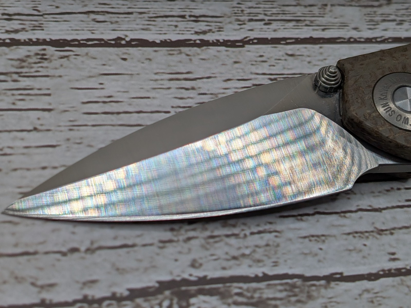 Twosun TS334 Brown Micarta Satin 14c28n