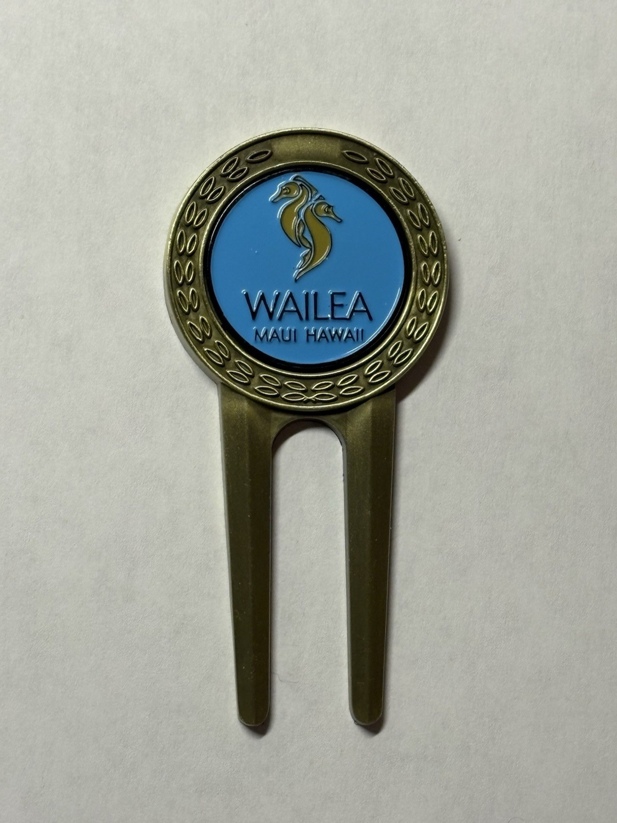 Wailea Golf Club Divot Tool & 1" Coin Golf Marker - Maui, Hawaii - A Beauty!