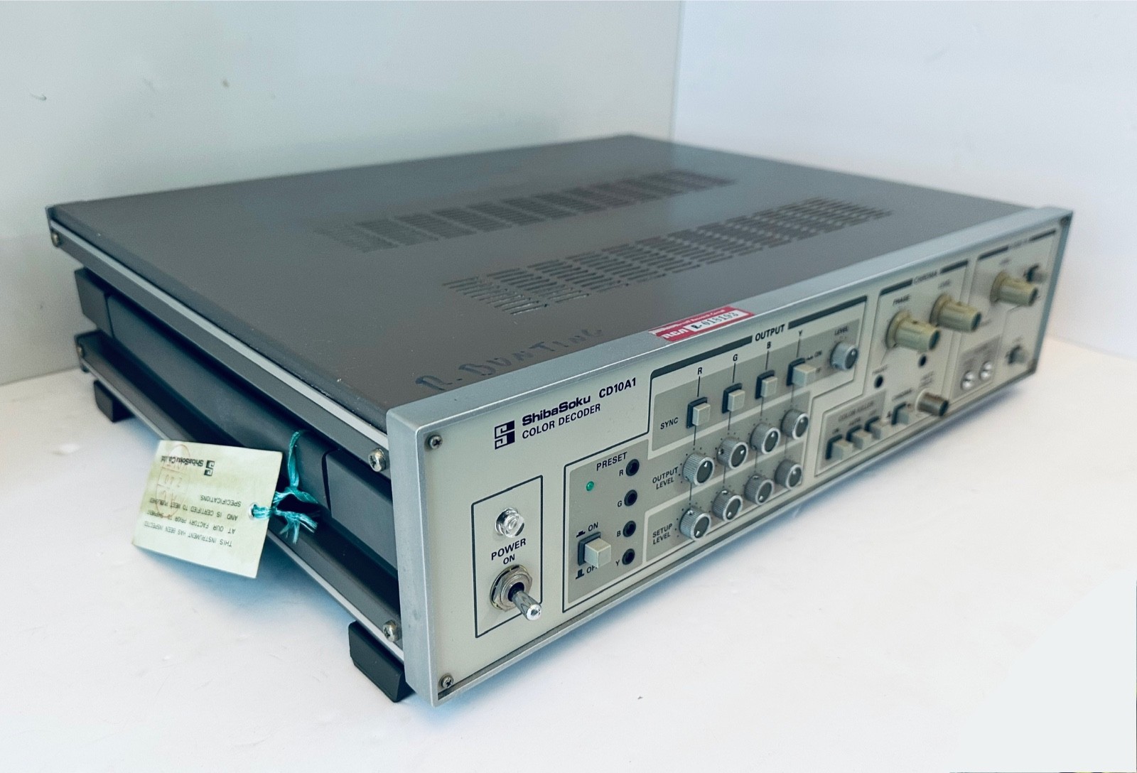 ShibaSoku CD10A1 Color Decoder – RCA Labs Broadcast – Clean & Tested