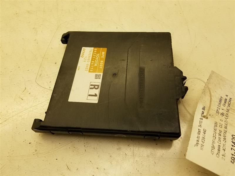 12 - 14 TOYOTA CAMRY MULTIPLEX NETWORK CONTROL MODULE ECM ASSEMBLY