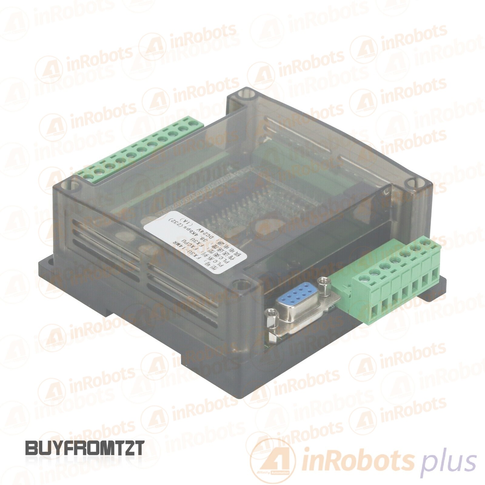 FX3U-14MR PLC Control Board with RS485 Communication & Clock - Industrial