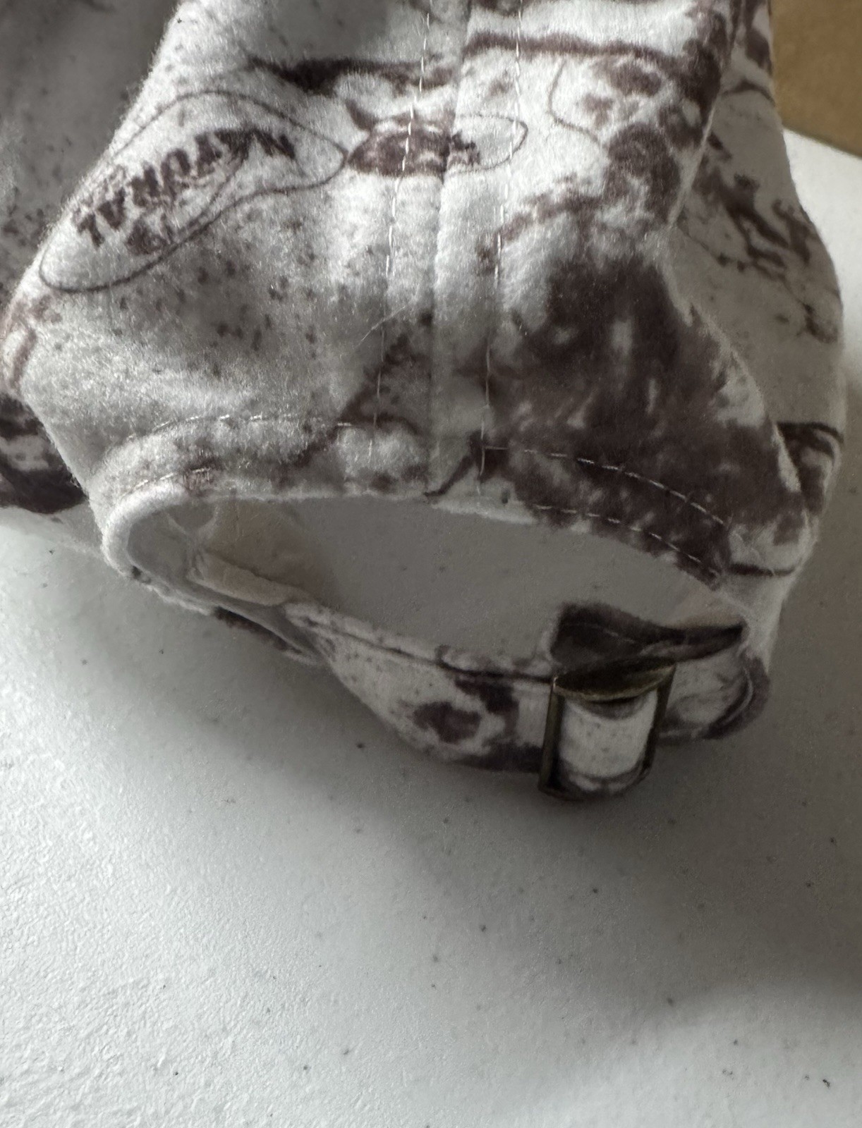 Natural Gear Camouflage Adjustable Polyester Ball Cap Beige Brown One Size