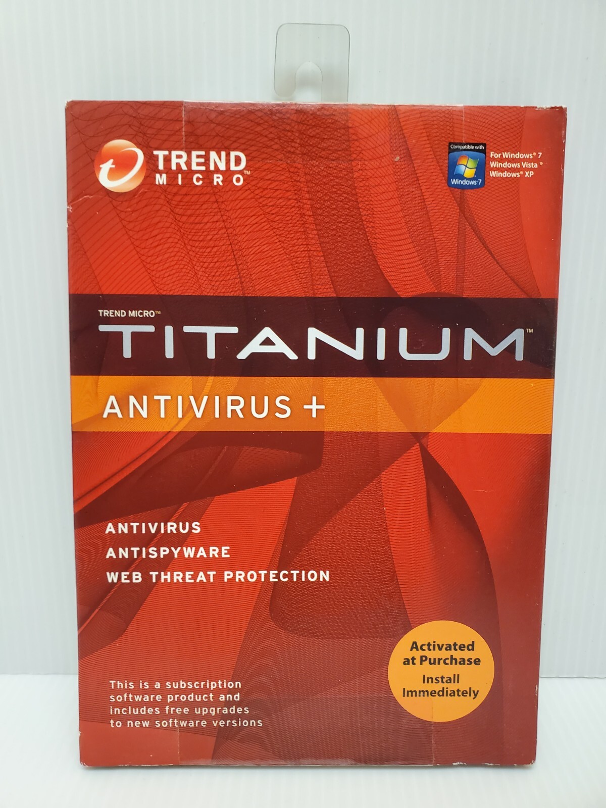 Trend Micro Titanium Antivirus Software + Antispyware Web Threat Protection NEW