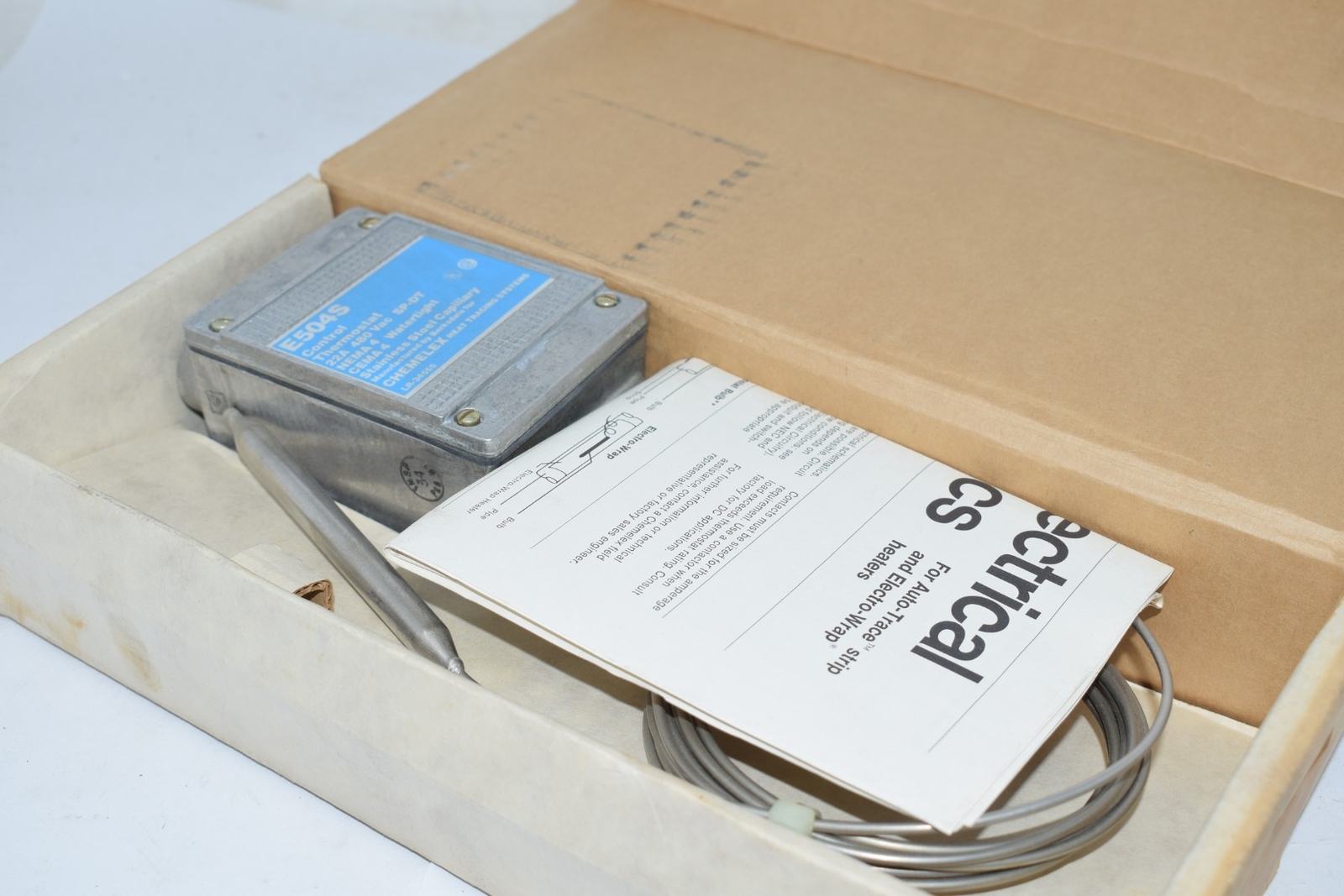 NEW Barksdale Chemelex E504S Control Thermostat 22A 480 VAC SPDT NEMA 4