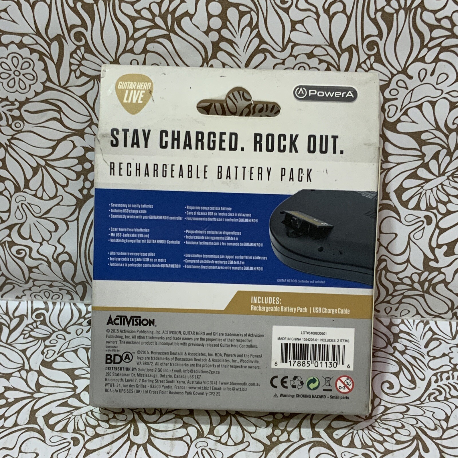 📀 Guitar Hero Live - Rechargeable Battery Pack (NEW)