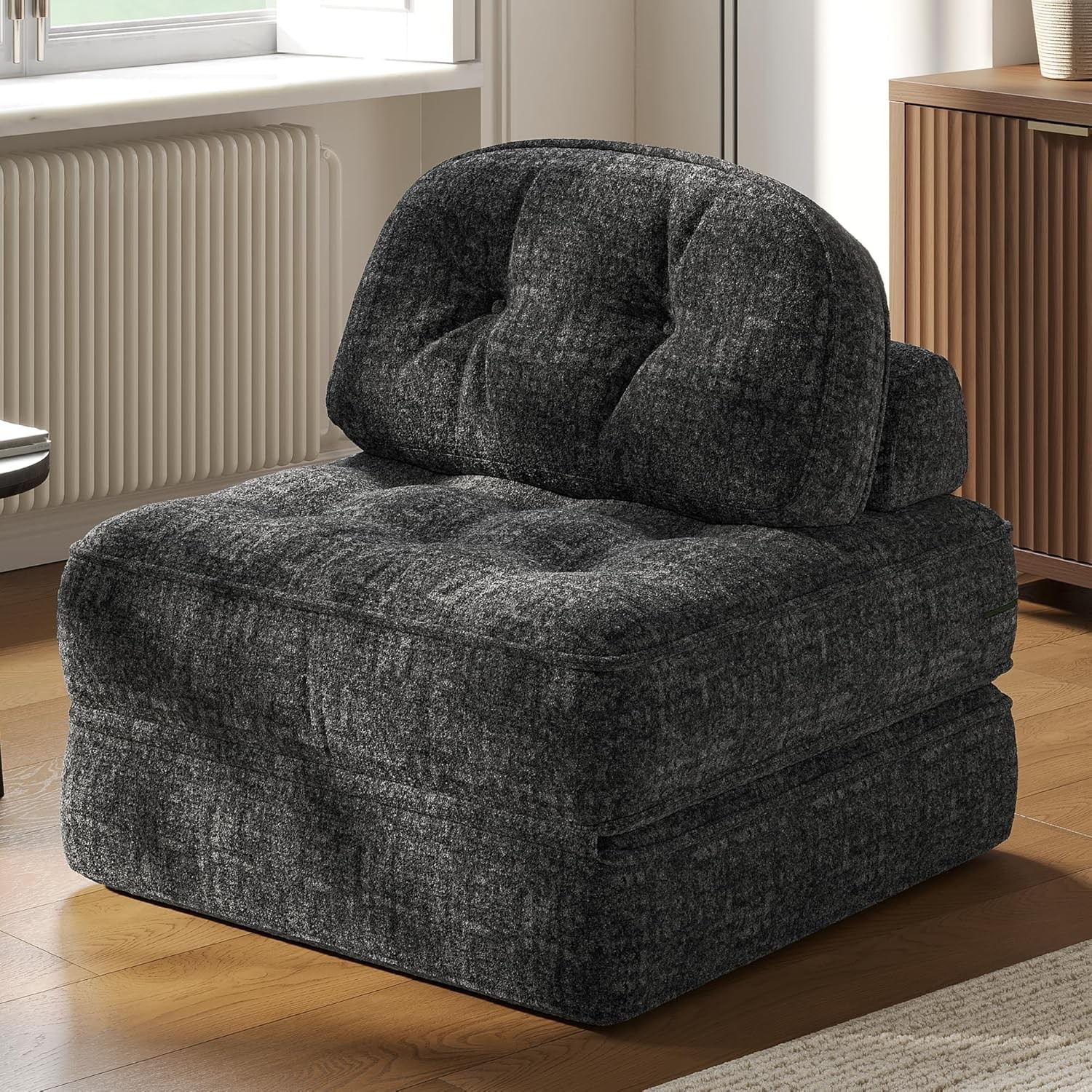 Folding Sofa Bed W/ Pillow Small Convertible Comfy Couch Bed Adults Home Lounge