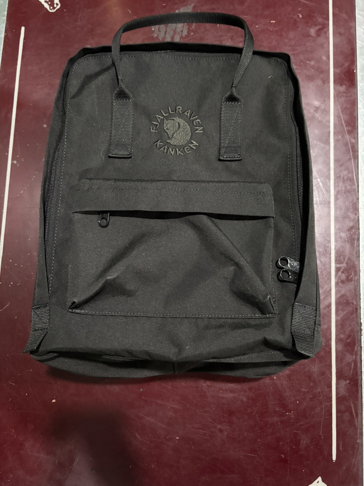 Fjallraven Re Kanken Mini Backpack Black