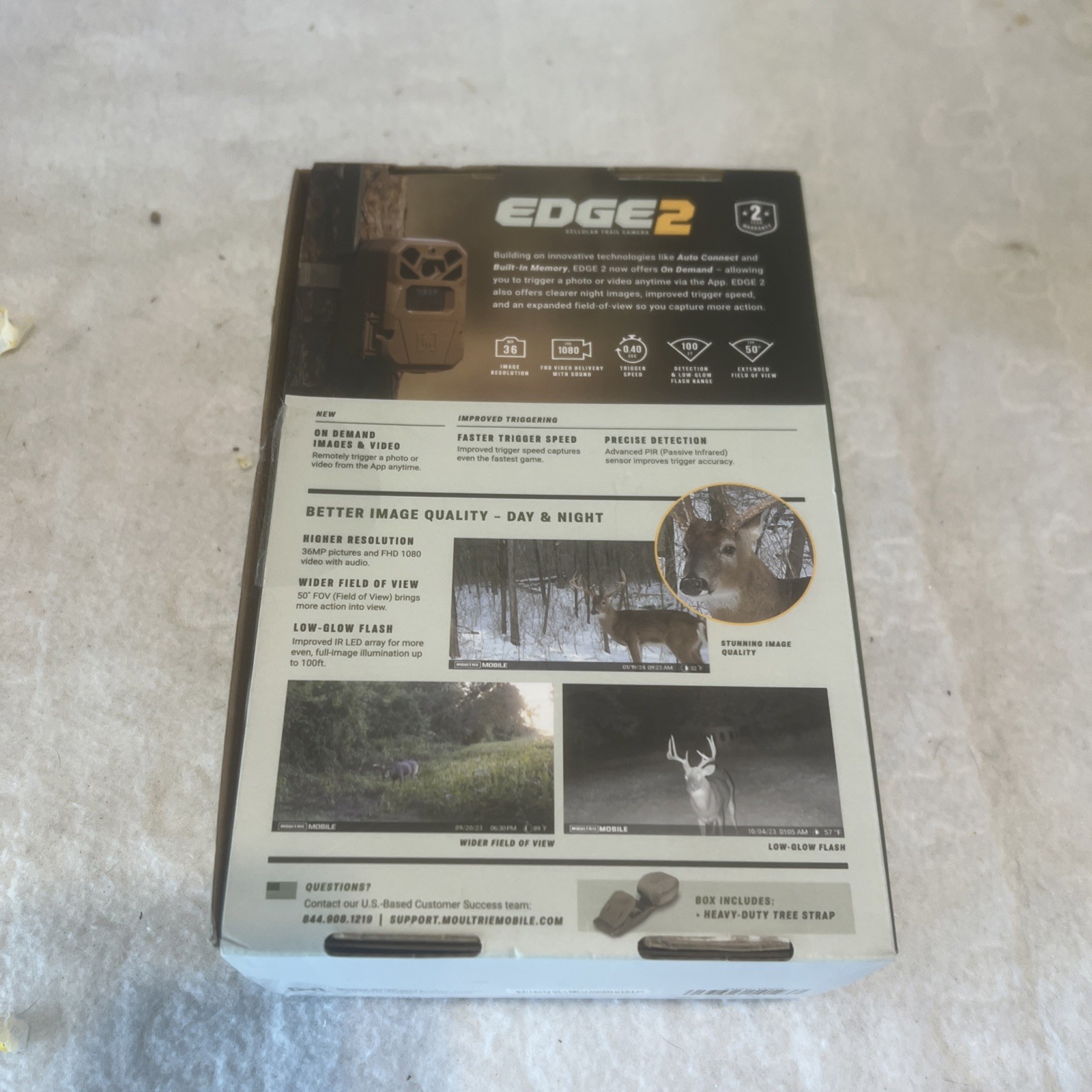Moultrie Mobile Edge 2 Cellular Trail Camera With Built In Memory