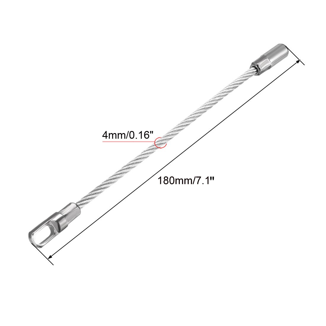 5PCS 180mm Flexible Fish Tape Wire Cable Puller for 6.5mmWire Puller