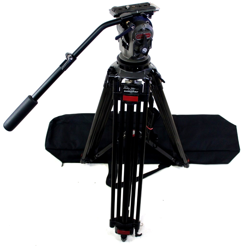 O'CONNOR 5-15 HEAD PLT TDK NEW TELBAR CF CARBON 25L TRIPOD MIDSPR SERVICED 24Lbs