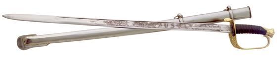 United States Military Staff Officer's Sword with scabbard