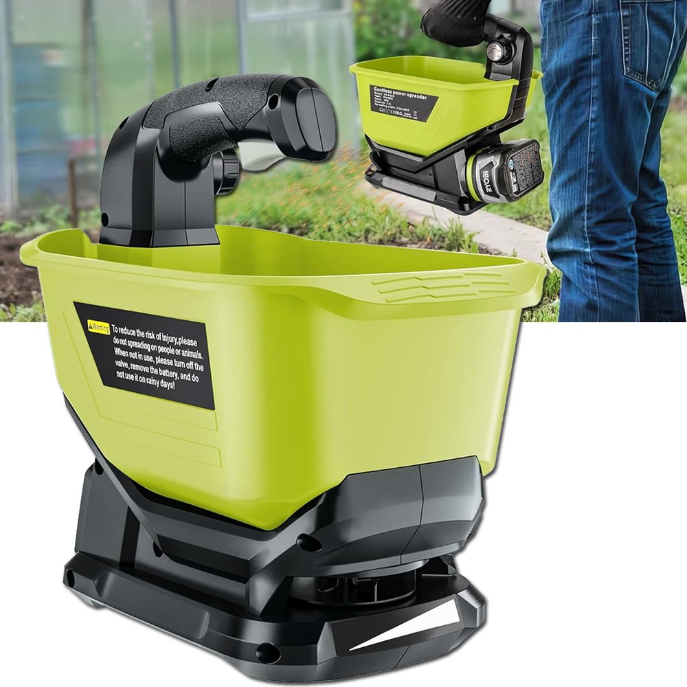 Seed Spreader for RYOBI ONE+ 18V Li-ion Ni-CD Ni-MH Battery Available Year-Round