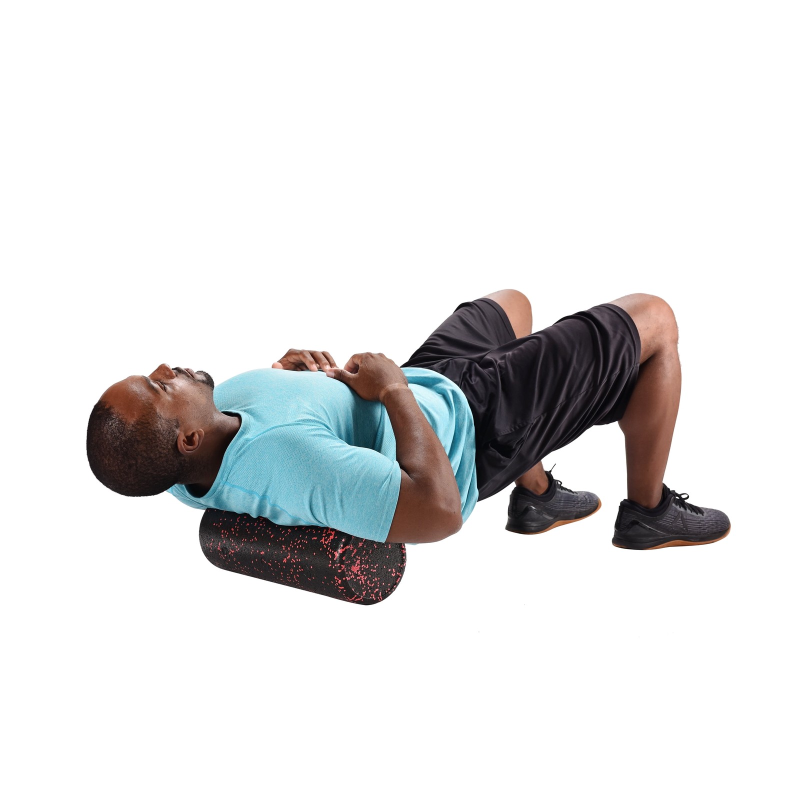 Athletic Works High Density Foam Roller, 18" Length, Red/Black