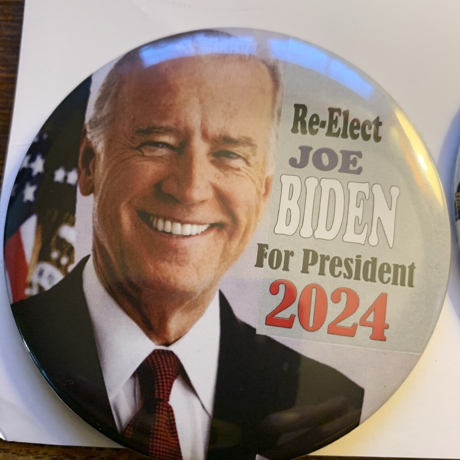 2024 Joe Biden 3 Inch Campaign Pinback Button