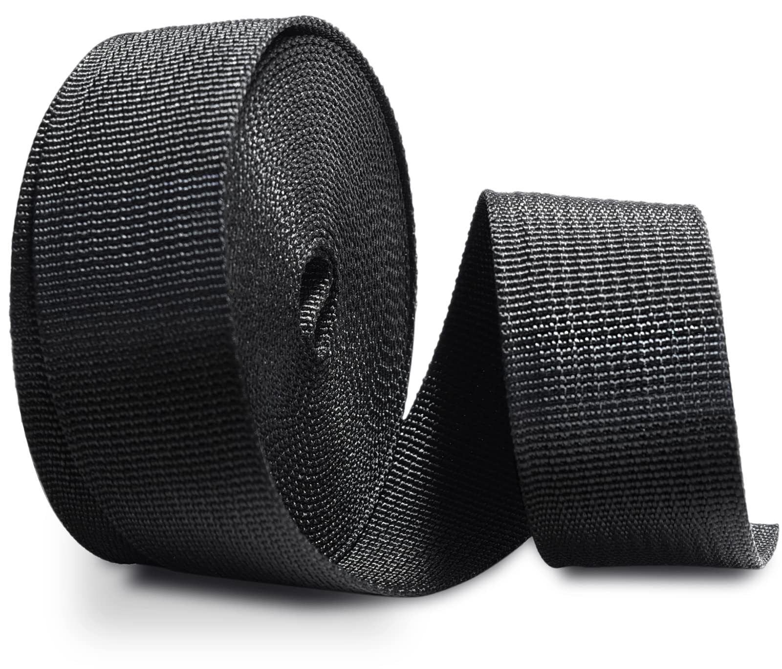 Nylon Webbing 3/4 Inch Heavy Duty Black Nylon Webbing Straps 3/4" Wide 6 Size...
