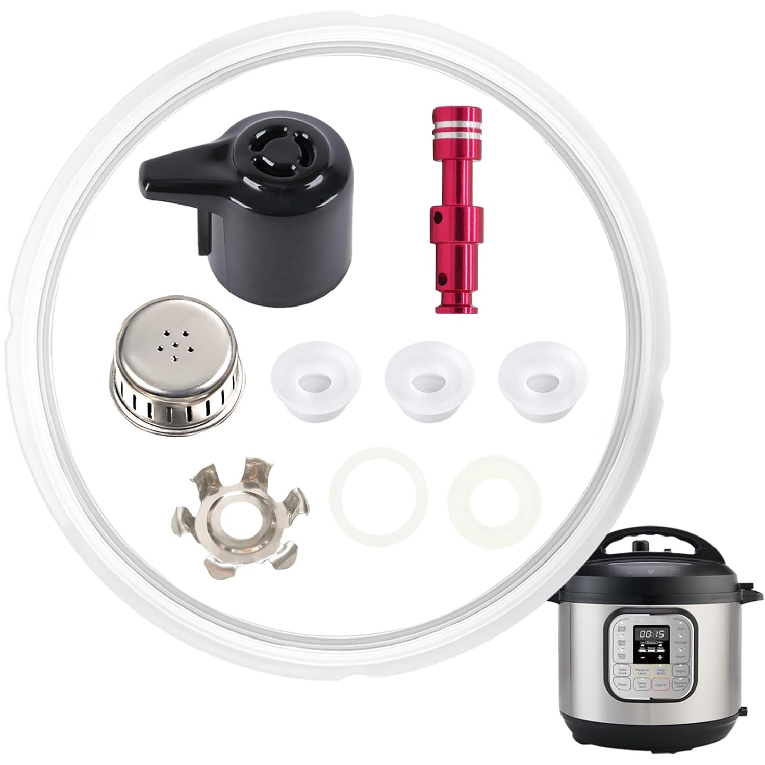 10Pcs Replacement Parts for Instant Pot Duo 8 Quart and Duo Plus 8Qt, Accessorie