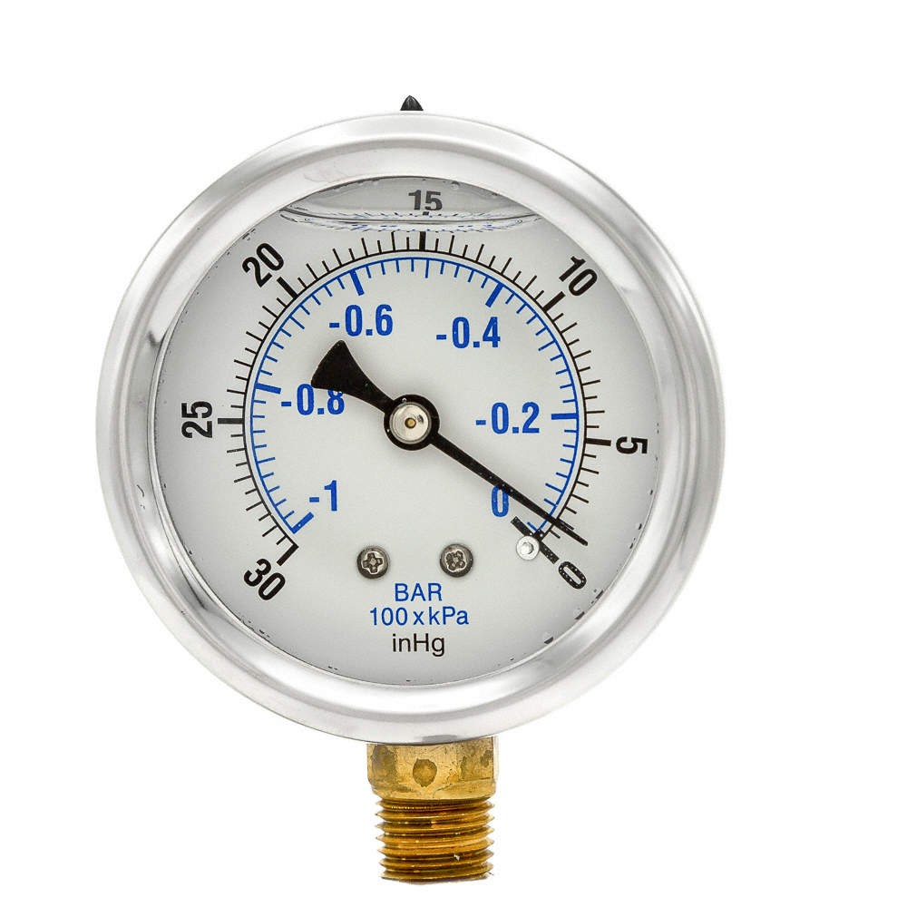 PIC GAUGES PRO-201L-254A Vacuum Gauge,1/4 in. NPT,2-1/2 in. 20TV12