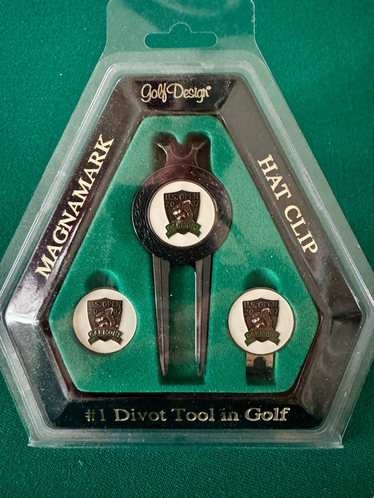 2007 US OPEN Oakmont Golf Divot Tool 3pc. Set Collectable