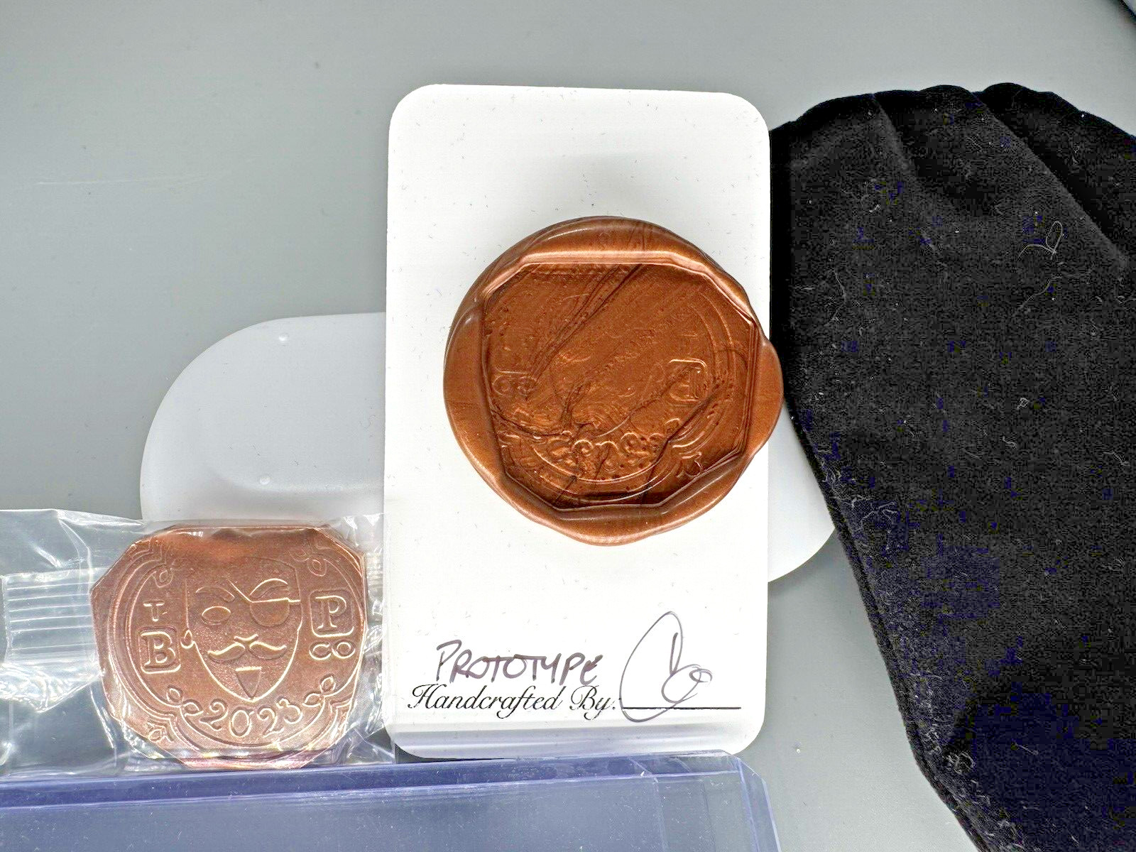 Bit coin Penny Co "BP" RARE prototype Spanish Treas copper 1oz-Lealana CASASCIUS