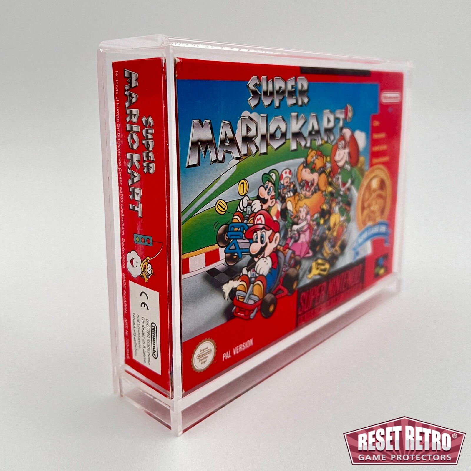 Acrylic case suitable for Super Nintendo SNES original packaging UV protective cover box protector