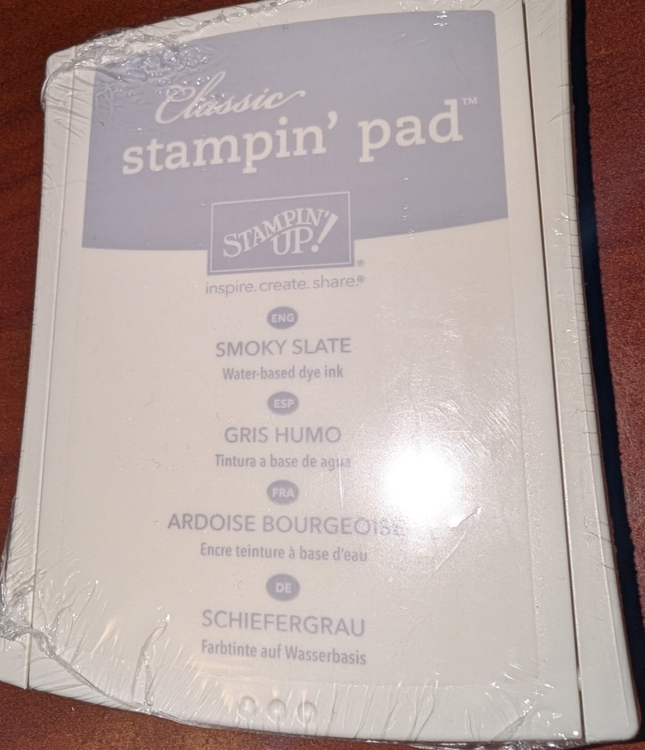 Stampin' Up! Smoky Slate CLASSIC Stampin’ INK PAD SEALED/NEW