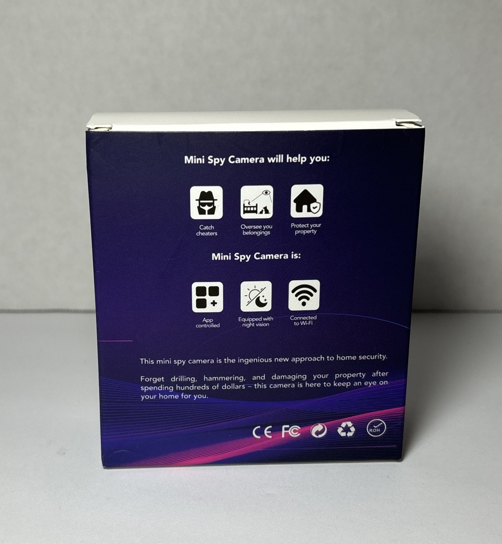 Camtrix Magnetic Mini Security Camera Wi-Fi HD Quality App Night Vision