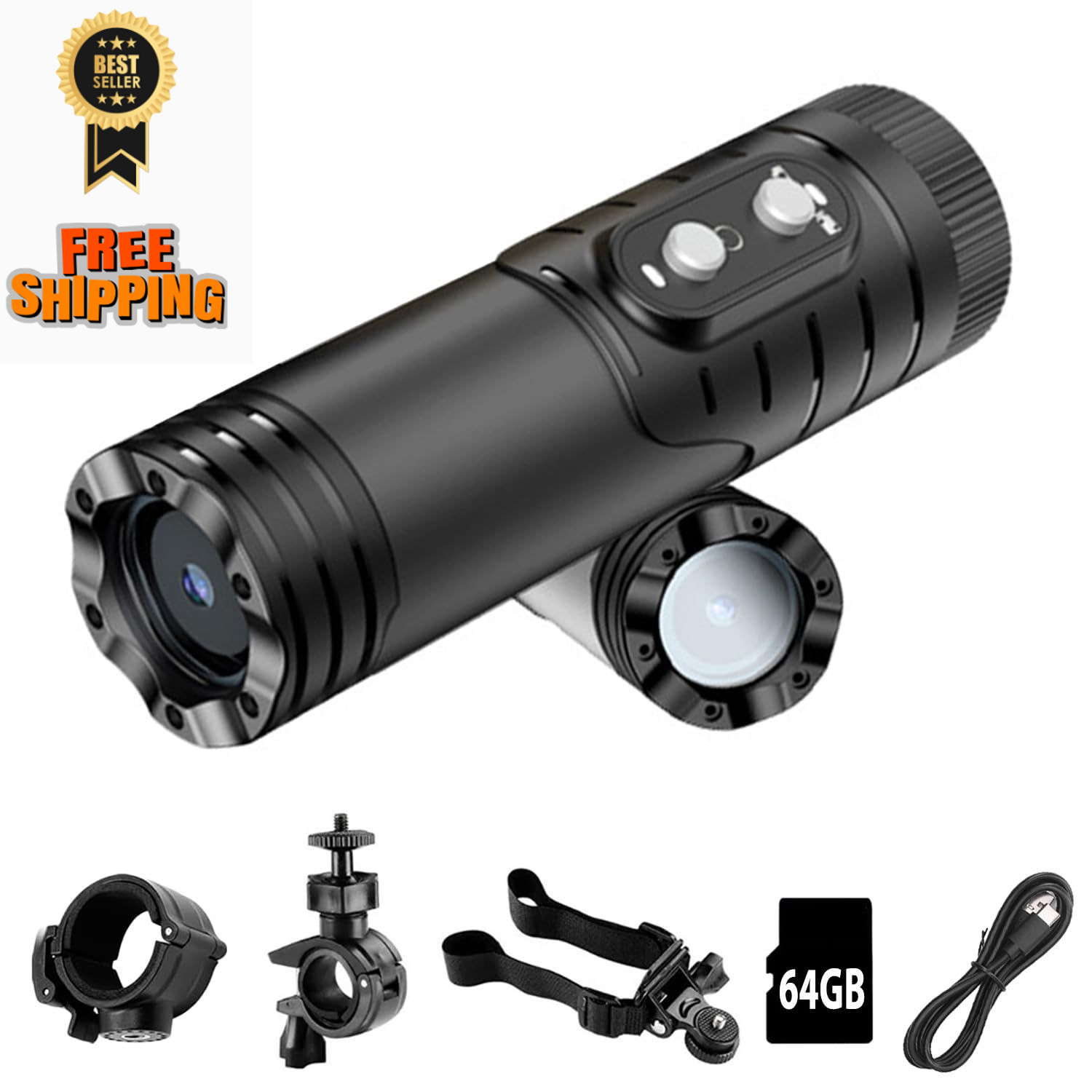 bayehngs WiFi Helmet Camera, HD 1080P Bike Motorcycle IP66...