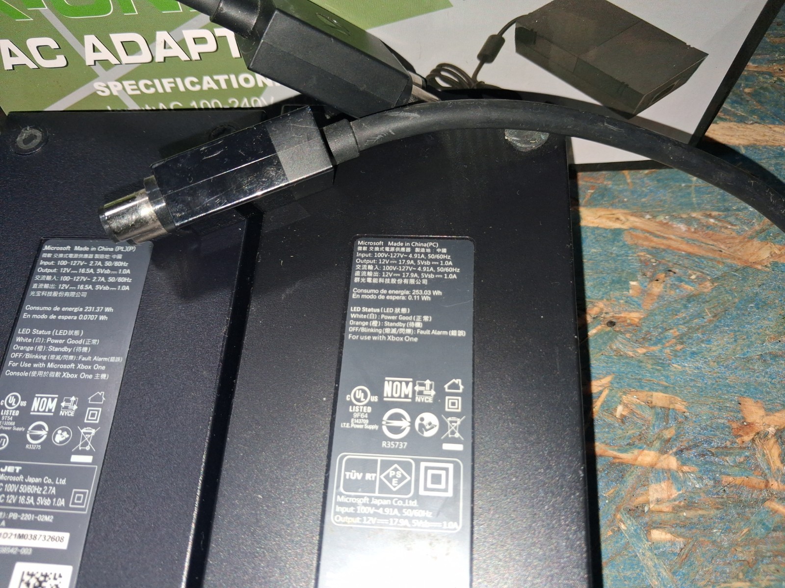 Microsoft Xbox One 1540 EXACT ORIGINAL POWER BRICKS x2 & 1-OTHER-GOOD-TESTED-SEE