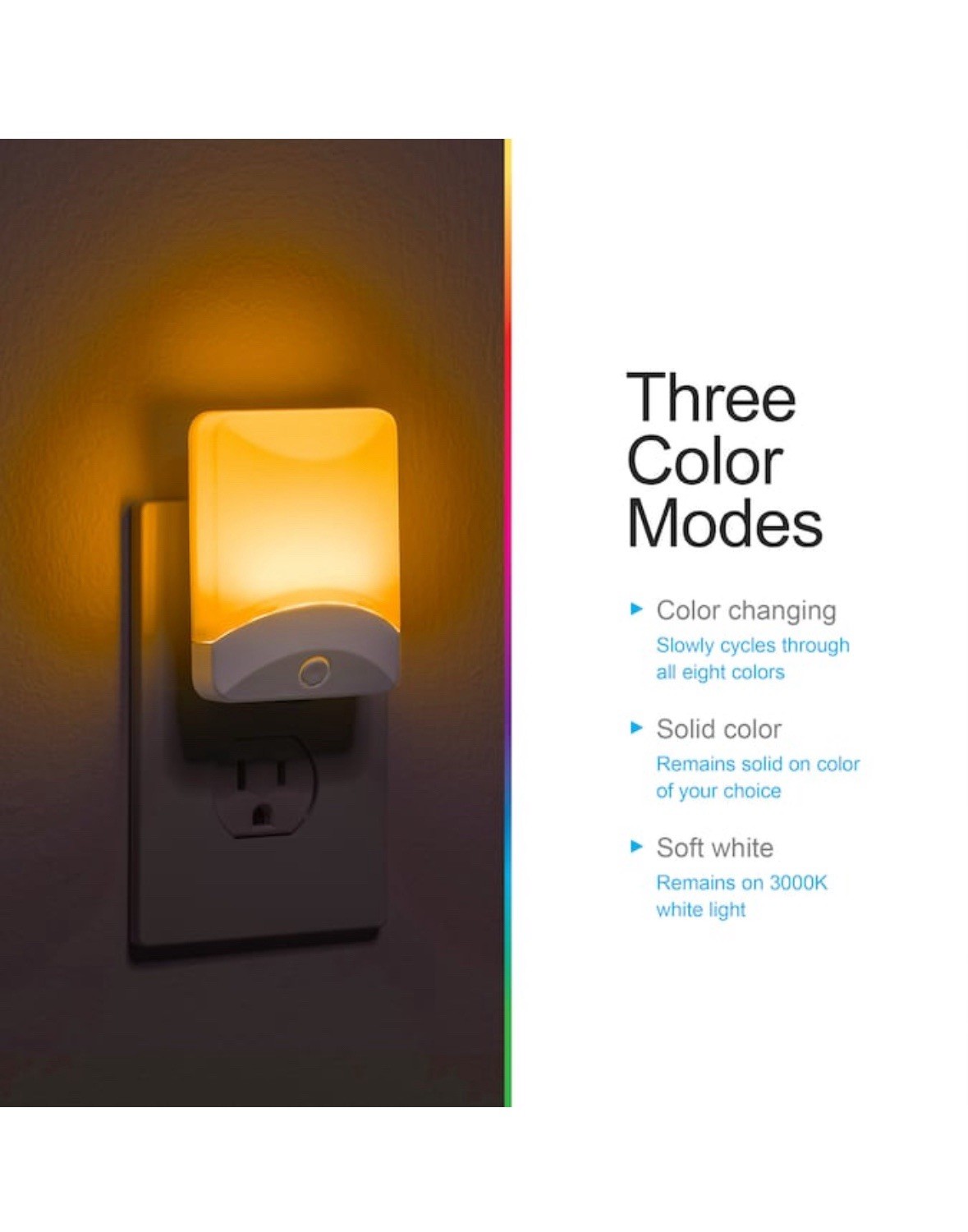 (4) ENBRIGHTENWhite LED Auto On/ Off Night Light