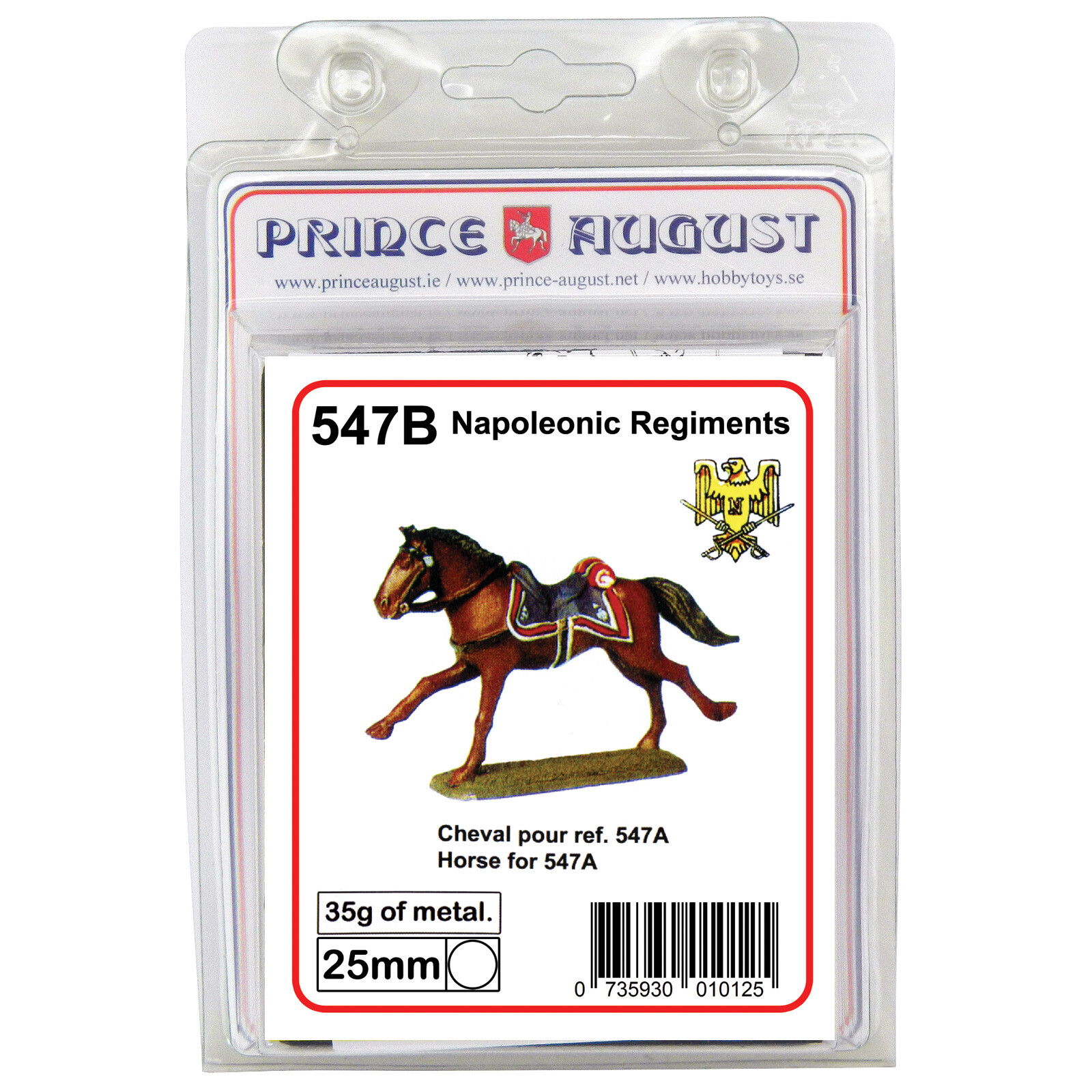 French Polish Lancers Officer's Horse 25mm Prince August moulds molds PA547b
